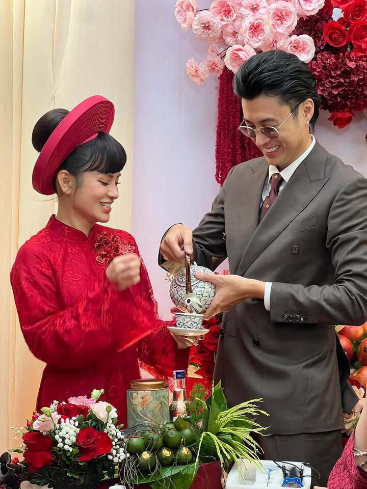 Diễn vi&ecirc;n Vương Anh "Về Nh&agrave; Đi Con" tổ chức lễ ăn hỏi- Ảnh 1.