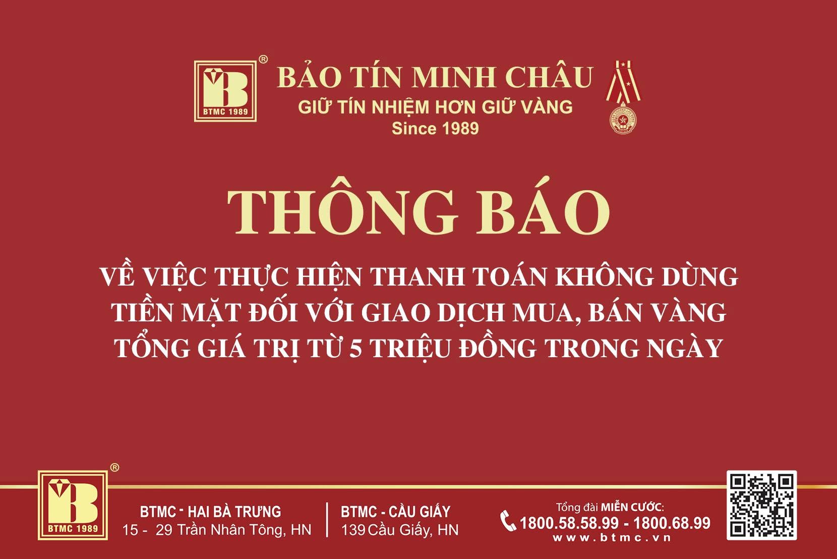 Ph&uacute; Qu&yacute;, Bảo T&iacute;n Mạnh Hải, Bảo T&iacute;n Minh Ch&acirc;u đồng loạt th&ocirc;ng b&aacute;o thay đổi c&aacute;ch thanh to&aacute;n khi mua b&aacute;n v&agrave;ng- Ảnh 3.
