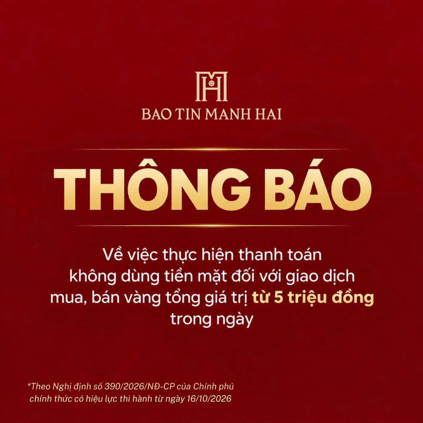 Ph&uacute; Qu&yacute;, Bảo T&iacute;n Mạnh Hải, Bảo T&iacute;n Minh Ch&acirc;u đồng loạt th&ocirc;ng b&aacute;o thay đổi c&aacute;ch thanh to&aacute;n khi mua b&aacute;n v&agrave;ng- Ảnh 2.