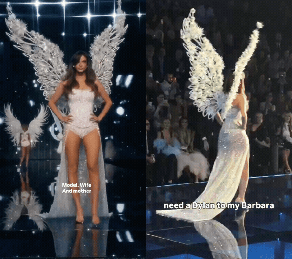 Mẹ bỉm đặc biệt nhất show Victoria's Secret: Mới sinh hơn 40 ng&agrave;y comeback "hot ch&aacute;y m&aacute;y", chồng m&ecirc; như điếu đổ- Ảnh 6.