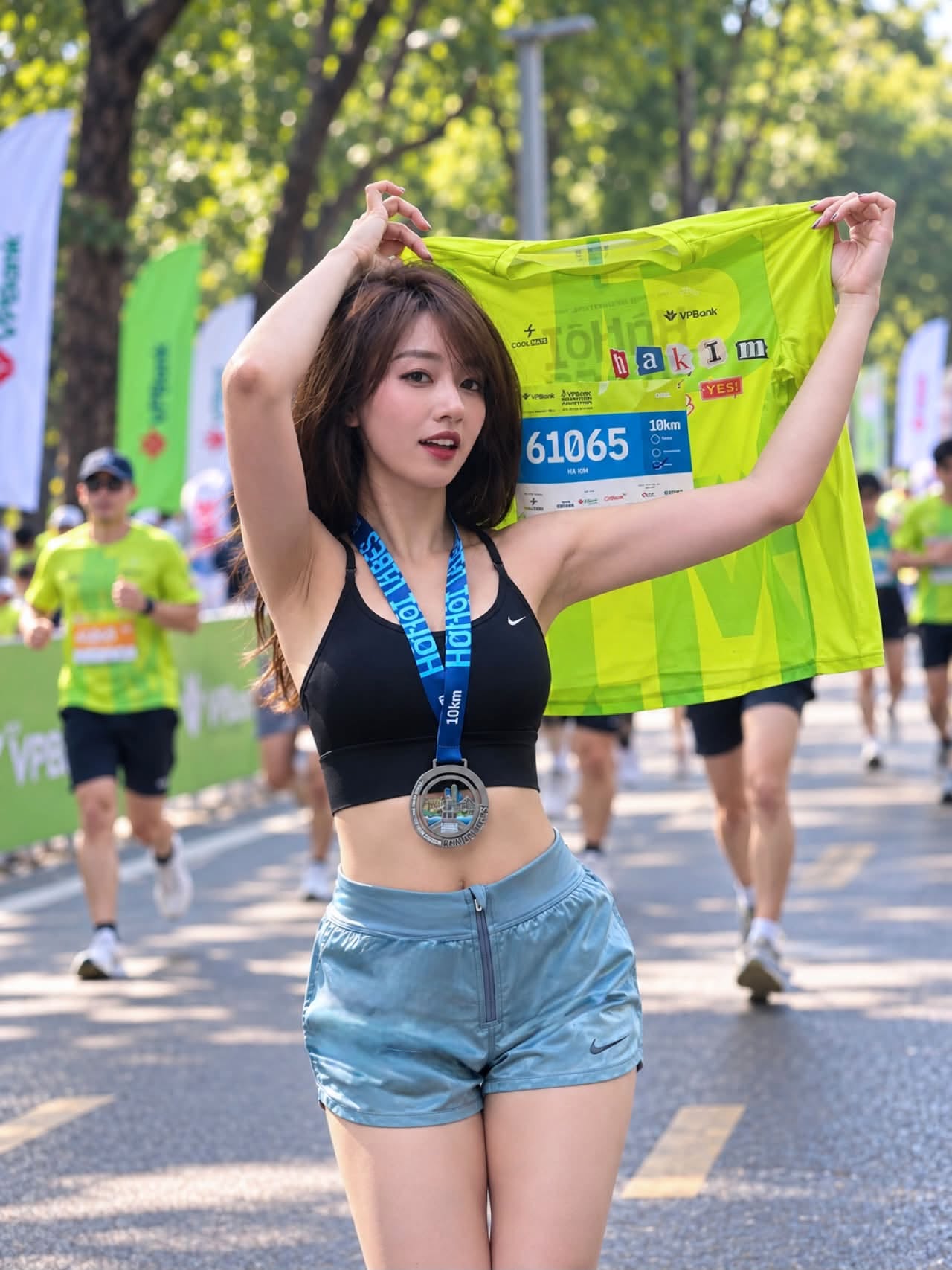 “Một mét vuông, mười nàng thơ” trên đường chạy VPBank giữa mùa thu Hà Nội - Ảnh 4.