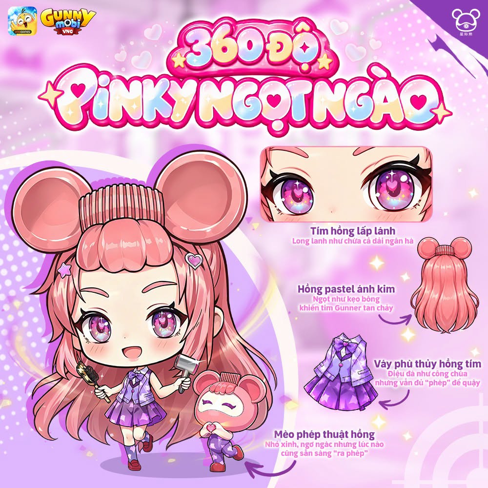 Gunny Mobi ch&iacute;nh thức hợp t&aacute;c Cosmos Bear, g&acirc;y sốt cộng đồng Gunner với diện mạo cực đ&aacute;ng y&ecirc;u - Ảnh 3.