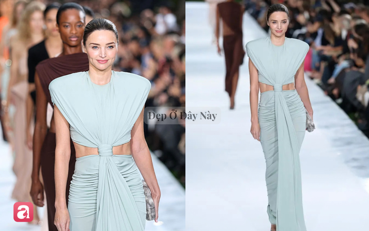 Miranda Kerr trở lại s&agrave;n diễn sau gần 1 thập kỷ, nhan sắc thi&ecirc;n thần nội y đ&igrave;nh đ&aacute;m một thời g&acirc;y ch&uacute; &yacute;- Ảnh 1.