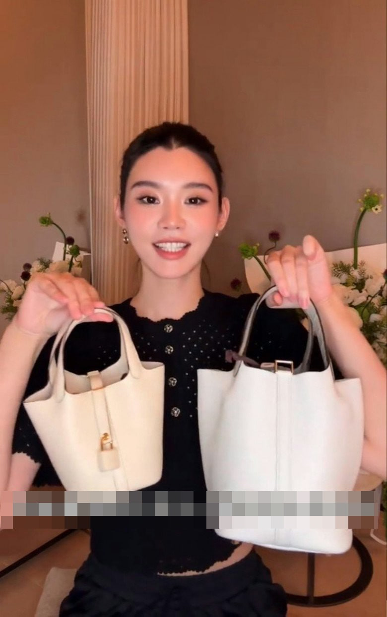 D&acirc;u h&agrave;o m&ocirc;n Hề Mộng Dao chi h&agrave;ng trăm triệu mua t&uacute;i Herm&egrave;s cho con g&aacute;i 2 tuổi- Ảnh 2.