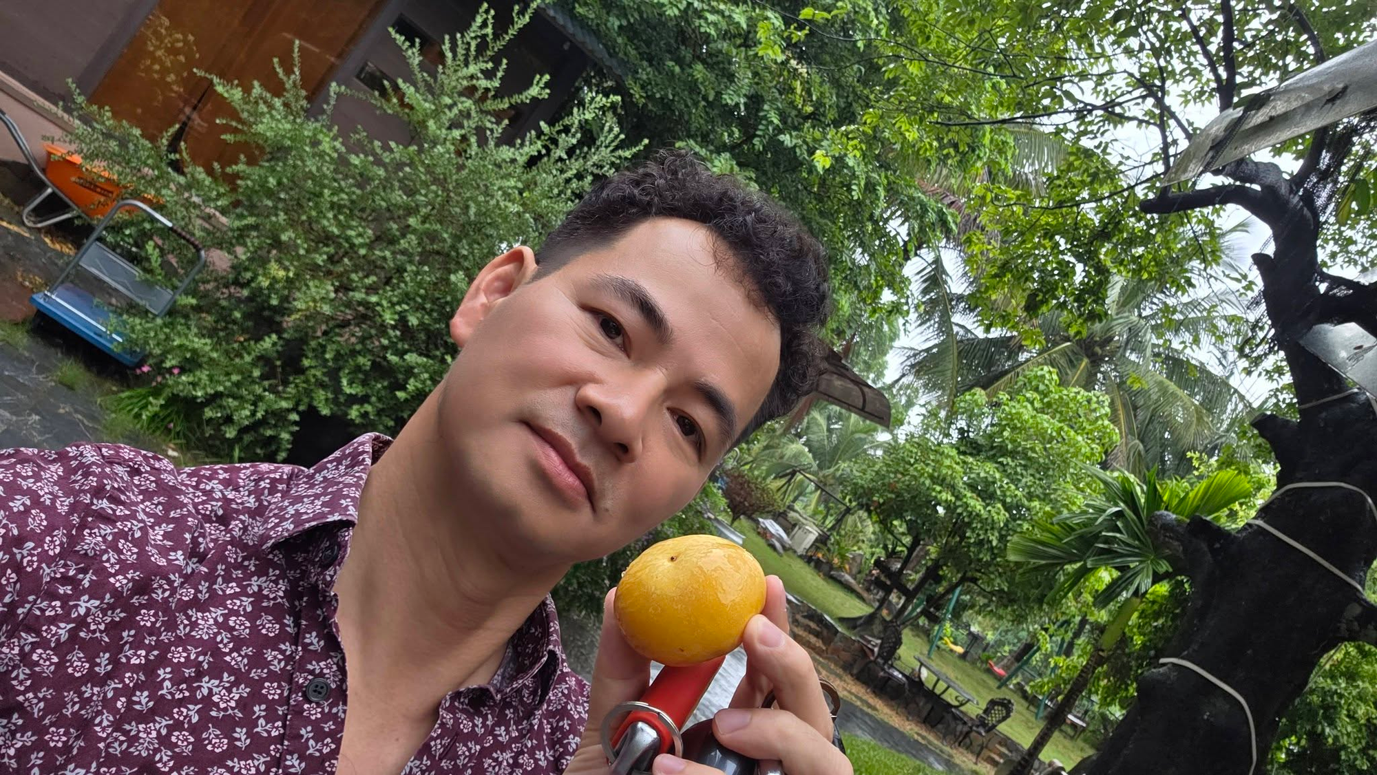 Căn nh&agrave; ngoại &ocirc; xanh mướt, ngập tr&agrave;n hoa v&agrave; c&acirc;y ăn quả,.. của Cục trưởng Xu&acirc;n Bắc - Ảnh 1.