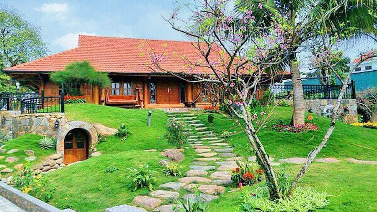 Căn nh&agrave; ngoại &ocirc; xanh mướt, ngập tr&agrave;n hoa v&agrave; c&acirc;y ăn quả,.. của Cục trưởng Xu&acirc;n Bắc - Ảnh 5.