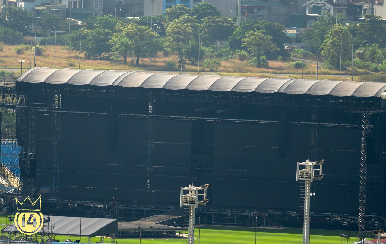 C&ograve;n 4 ng&agrave;y đến concert BIGBANG tại H&agrave; Nội: D&agrave;n &acirc;m thanh, m&agrave;n h&igrave;nh LED bạc tỷ đ&atilde; được lắp đặt, sức n&oacute;ng bao tr&ugrave;m Thủ đ&ocirc;- Ảnh 4.