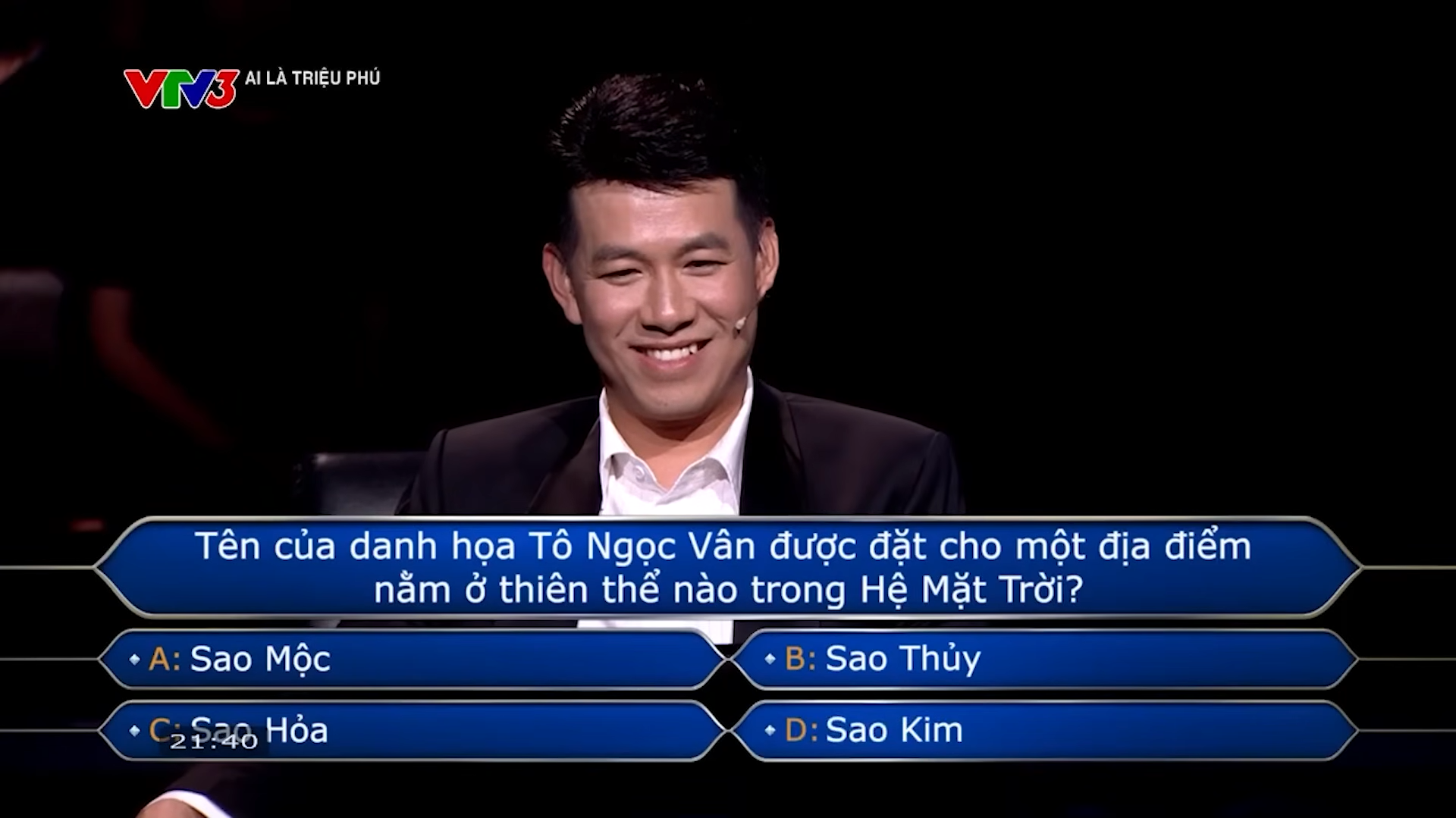 Xem Ai L&agrave; Triệu Ph&uacute; mới biết: Từng c&oacute; t&ecirc;n một người Việt được đặt cho địa điểm tr&ecirc;n Sao Thủy - Ảnh 1.