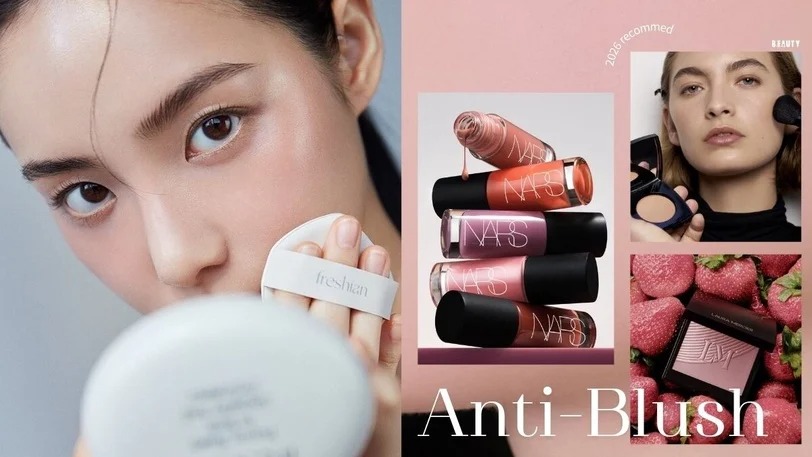 Anti-Blush: kiểu đ&aacute;nh m&aacute; hồng nhẹ như kh&ocirc;ng nhưng gi&uacute;p gương mặt tr&ocirc;ng thanh tho&aacute;t- Ảnh 1.