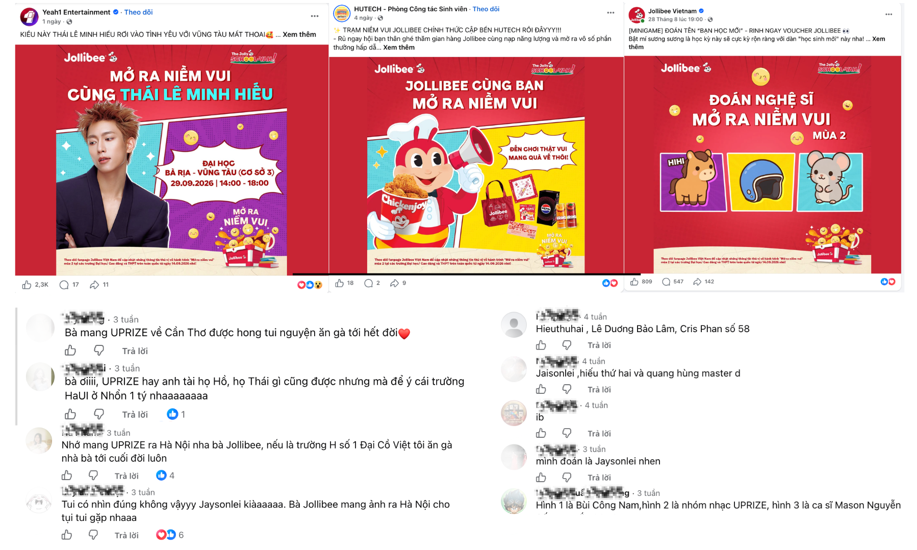 H&agrave; An Huy, nh&oacute;m UPRIZE v&agrave; d&agrave;n idol đổ bộ The Jolly School - Yah! của Jollibee - Ảnh 1.