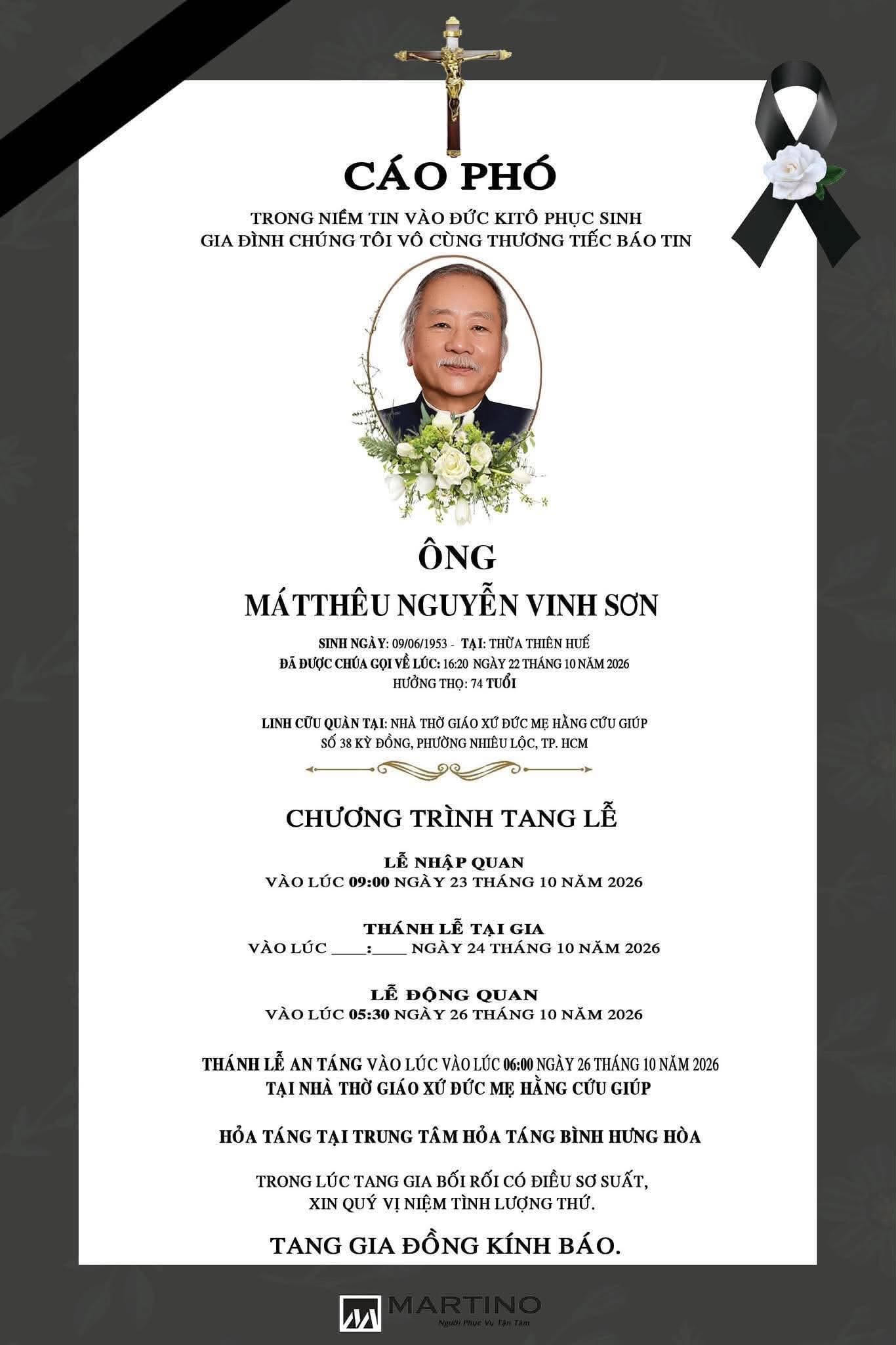 Th&ocirc;ng tin tang lễ đạo diễn Đất Phương Nam- Ảnh 2.