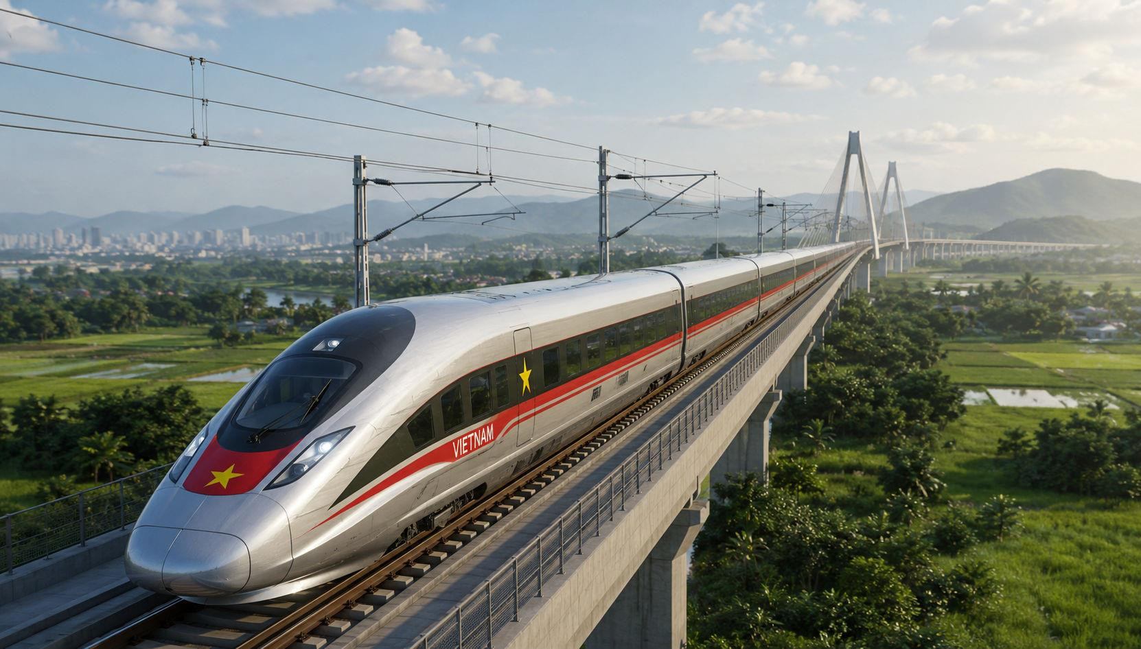 Si&ecirc;u dự &aacute;n đường sắt tốc độ cao 350km/h đi qua 15 tỉnh th&agrave;nh, vốn đầu tư 67 tỷ USD, dự kiến khởi c&ocirc;ng v&agrave;o th&aacute;ng 12/2027 c&oacute; diễn biến mới- Ảnh 1.