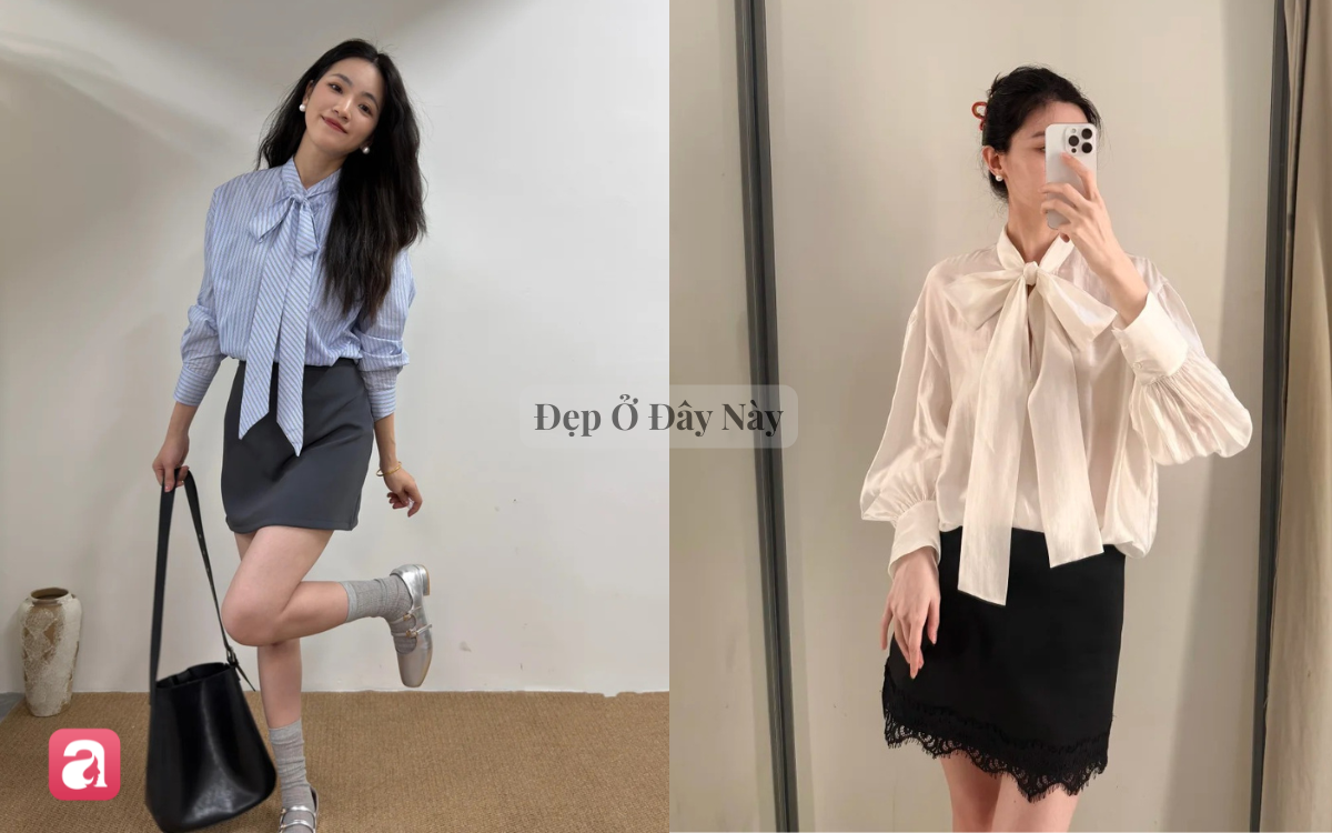 Sơ mi cổ nơ: Chiếc &aacute;o chuẩn "old money" cứ diện l&agrave; đẹp- Ảnh 6.