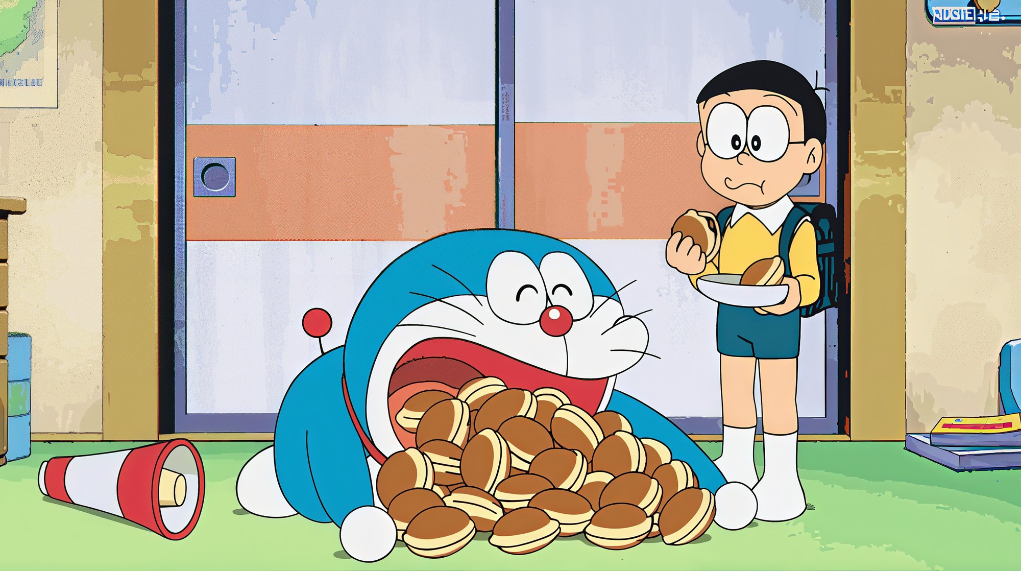 V&igrave; sao Doraemon m&ecirc; b&aacute;nh r&aacute;n dorayaki? - Ảnh 1.