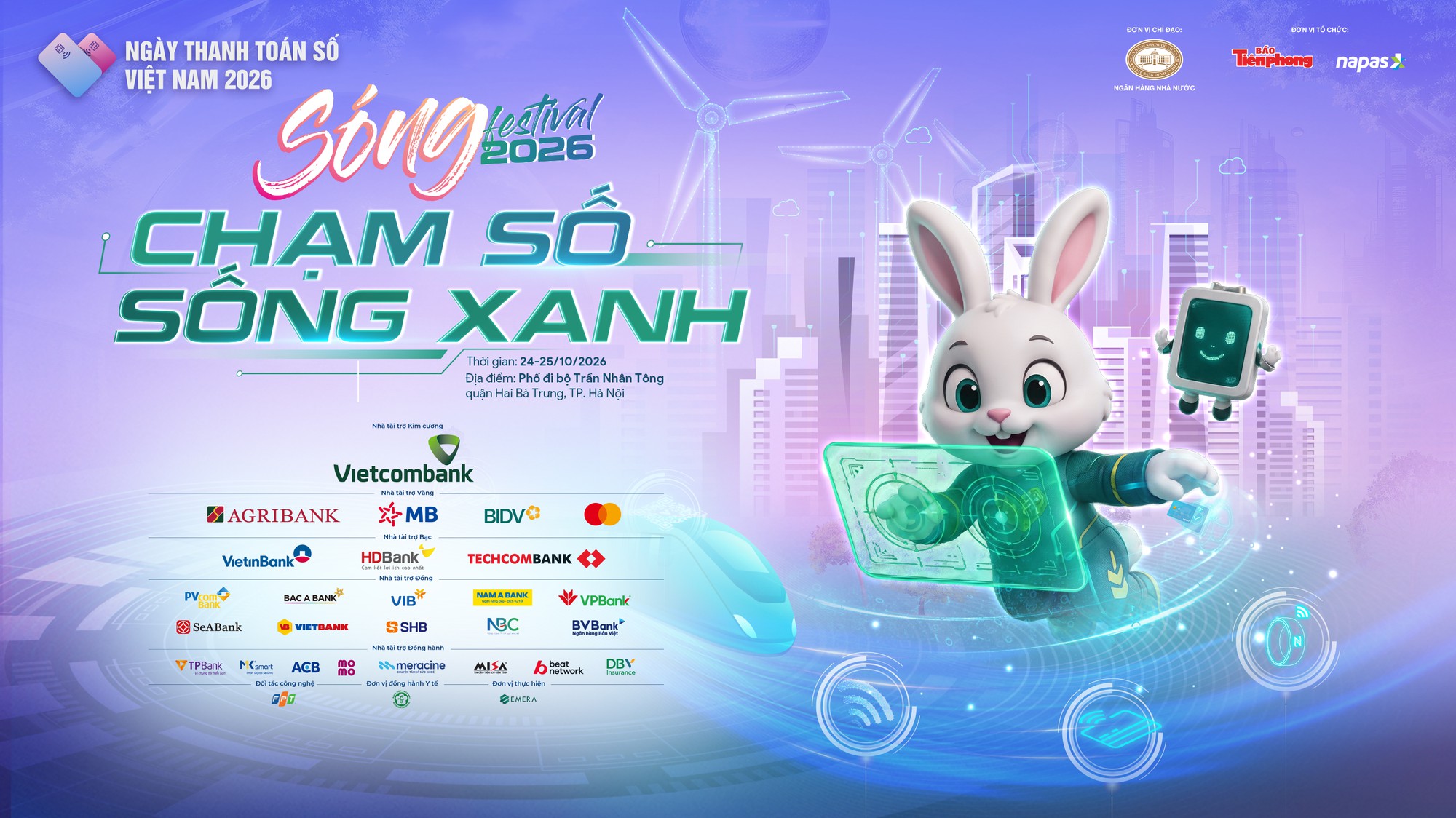 Sóng Festival 2026: Kết nối công nghệ, bùng nổ đêm nhạc, rinh ngàn quà tặng, ưu đãi cùng NAPAS - Ảnh 1.