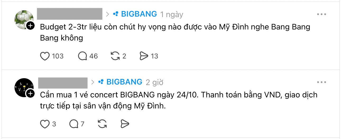 12 tiếng trước concert, VIP vẫn r&aacute;o riết t&igrave;m v&eacute; BIGBANG: C&oacute; makeup, c&oacute; lightstick, &ldquo;ra s&acirc;n mua v&eacute;&rdquo; l&agrave; niềm hy vọng cuối c&ugrave;ng - Ảnh 9.
