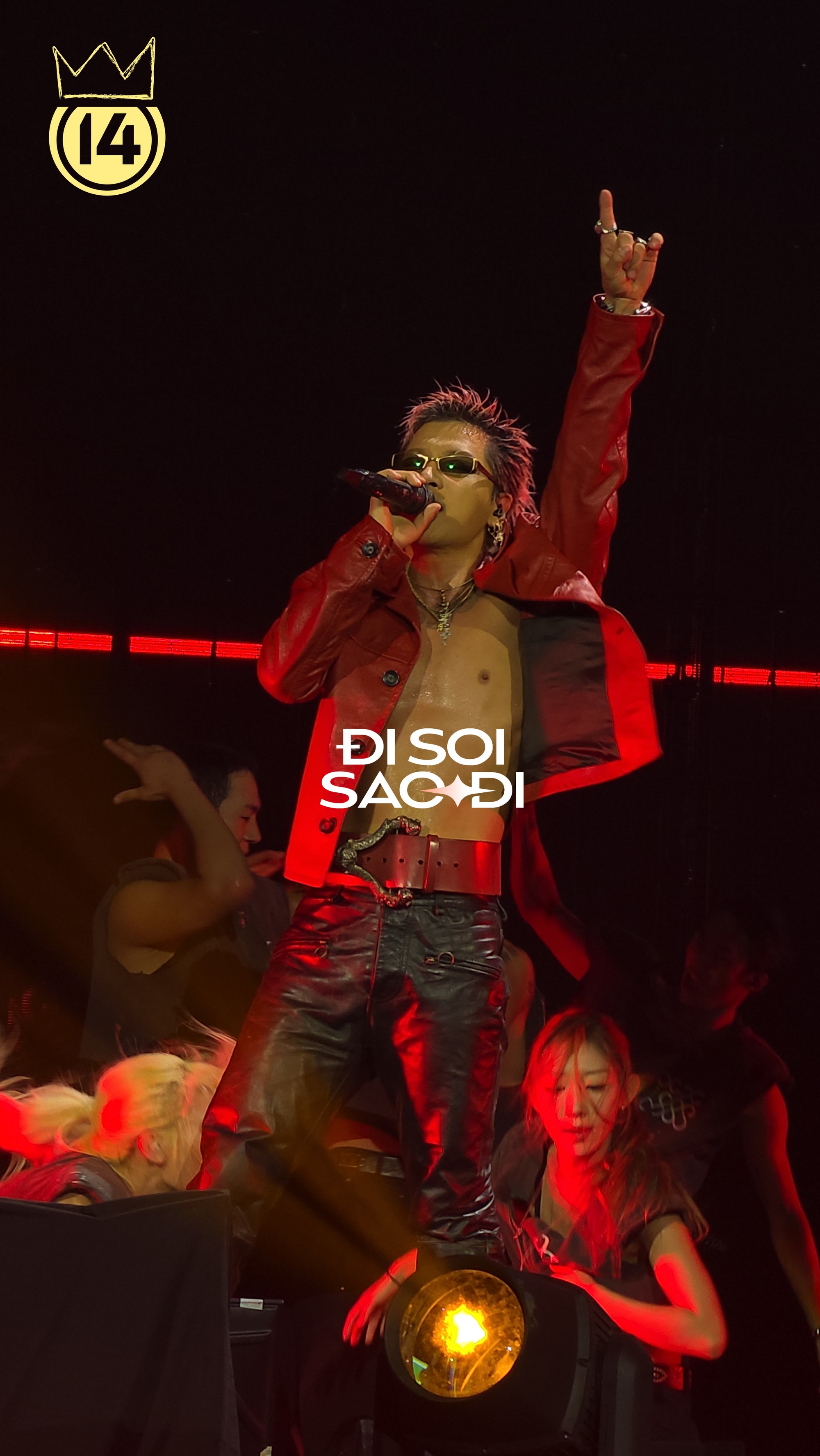 Highlight của si&ecirc;u concert BIGBANG H&agrave; Nội ng&agrave;y 2: G-Dragon v&agrave; Daesung "0 điểm" visual zoom cận mặt, Taeyang sexy đến "nghẹt thở"- Ảnh 13.