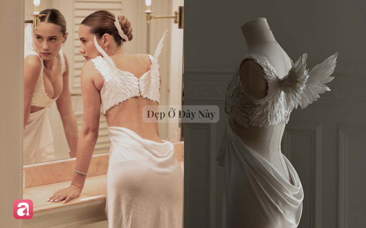 Thi&ecirc;n thần hạ ph&agrave;m giữa d&agrave;n kh&aacute;ch mời Victoria's Secret với chiếc đầm trắng đ&iacute;nh l&ocirc;ng chim đẹp như cổ t&iacute;ch- Ảnh 6.
