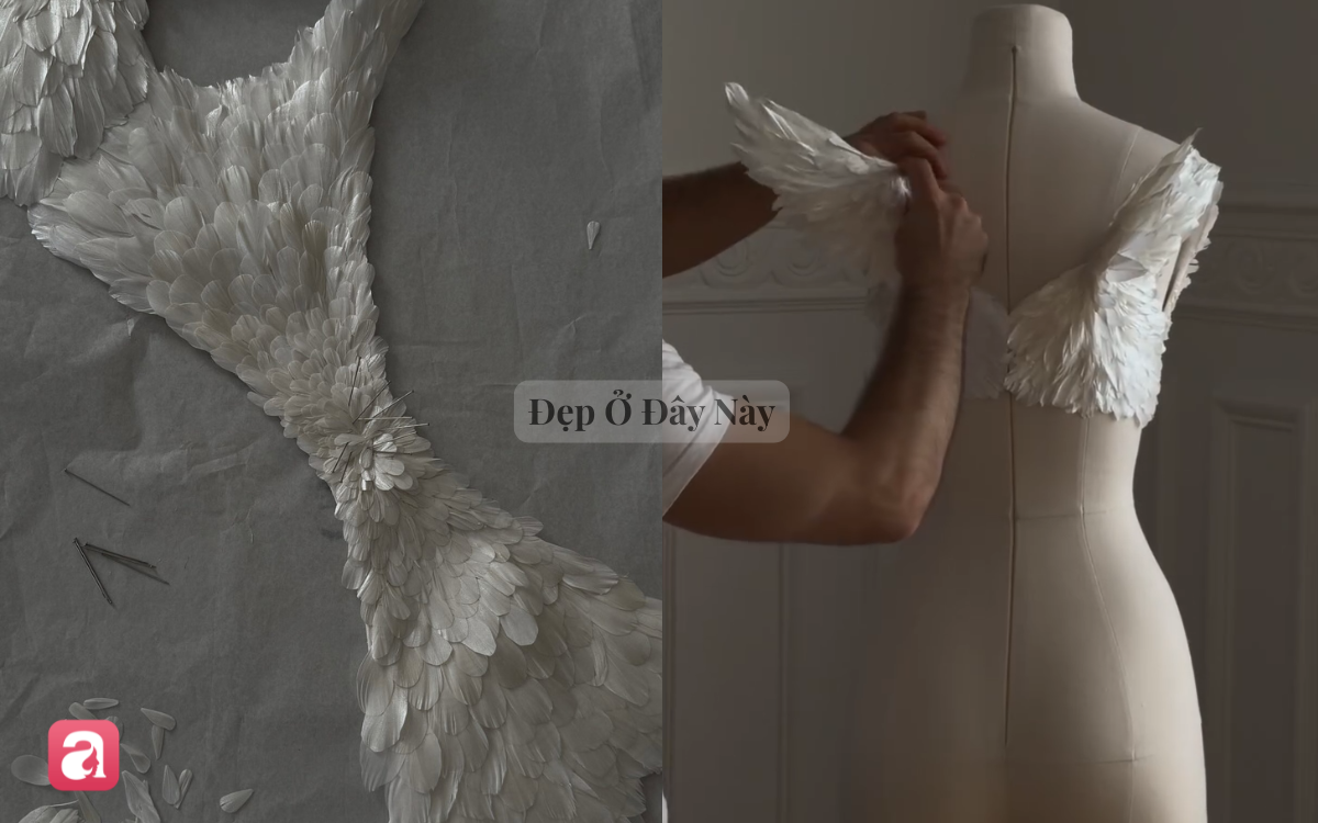 Thi&ecirc;n thần hạ ph&agrave;m giữa d&agrave;n kh&aacute;ch mời Victoria's Secret với chiếc đầm trắng đ&iacute;nh l&ocirc;ng chim đẹp như cổ t&iacute;ch- Ảnh 4.