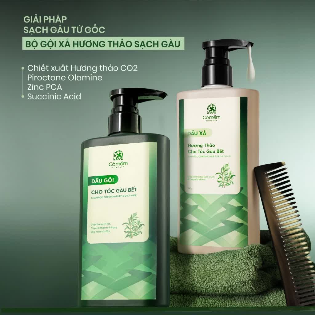 5 dầu gội "made in Vietnam" d&agrave;nh cho t&oacute;c bết: L&agrave;m sạch da đầu, giảm dầu, giữ t&oacute;c tơi phồng- Ảnh 2.