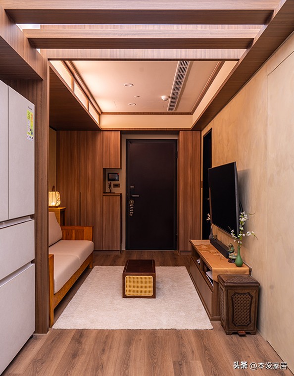 Căn hộ 46m&sup2; xuống cấp của đ&ocirc;i vợ chồng trung ni&ecirc;n được cải tạo th&agrave;nh kh&ocirc;ng gian 3 ph&ograve;ng: C&aacute;ch tận dụng từng m&eacute;t vu&ocirc;ng khiến nhiều người bất ngờ- Ảnh 4.