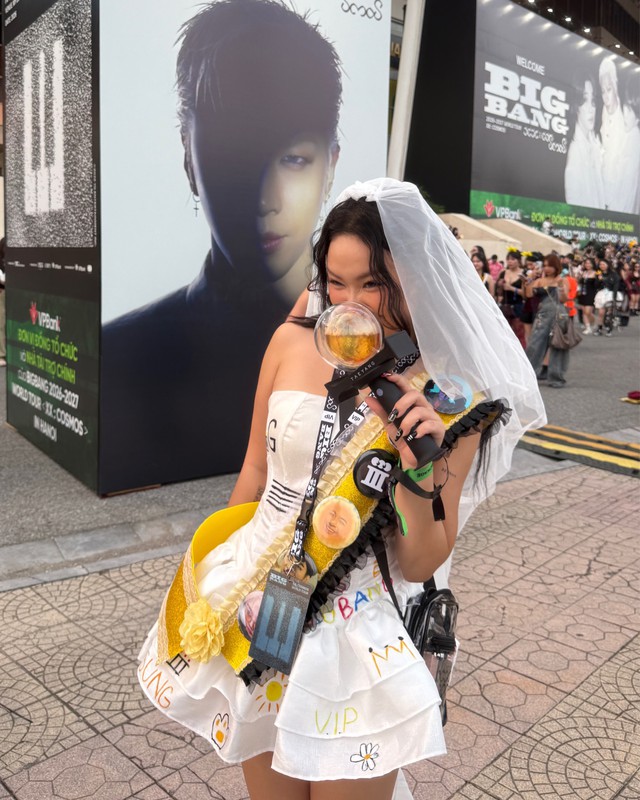 Fan Việt xinh như mộng mặc v&aacute;y cưới được G-Dragon "thả tim": Chi ph&iacute; chưa đến 2 triệu nhưng đầy &yacute; nghĩa- Ảnh 6.