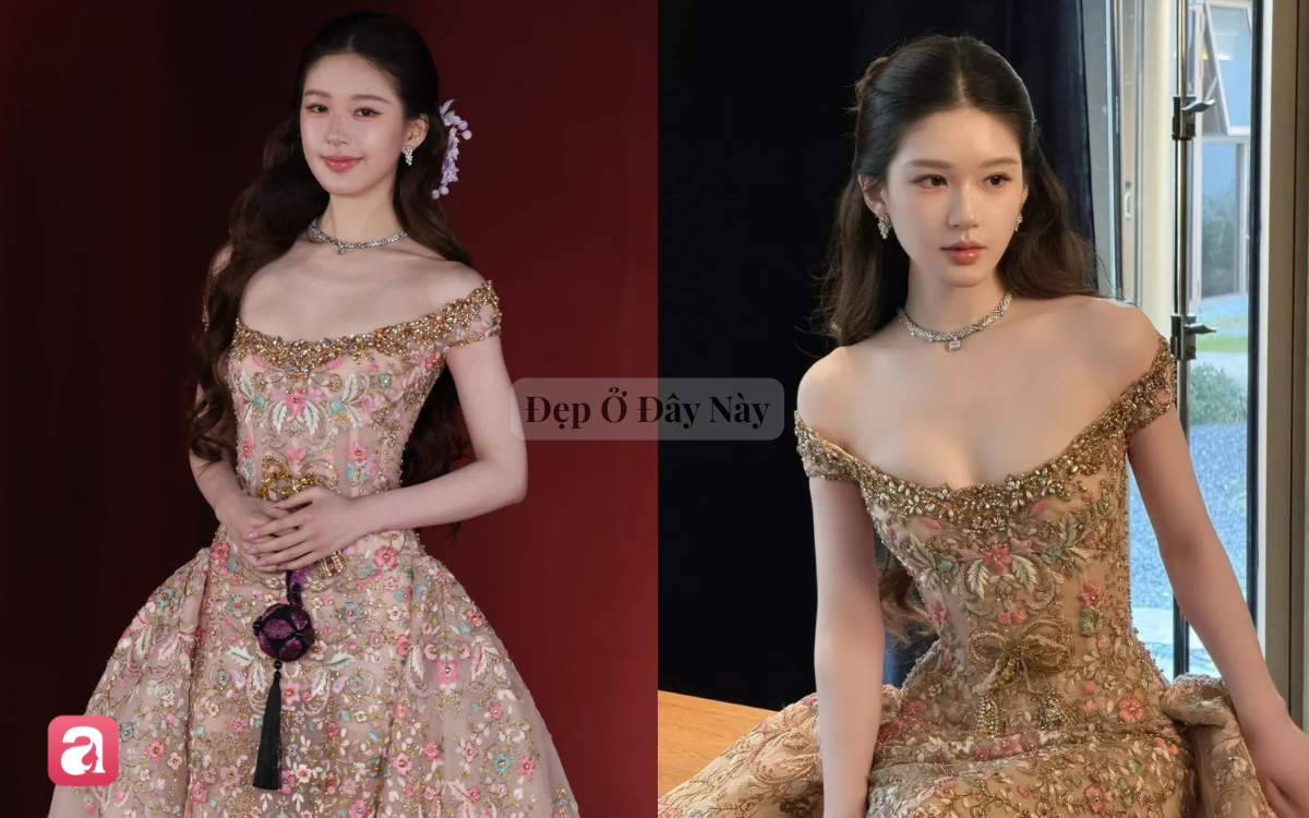 Triệu Lộ Tư "ph&aacute; vỡ luật ngầm", diện 2 bộ đầm đắp tội liền với 3 nh&agrave; mốt lớn - Ảnh 3.