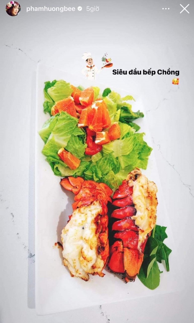 M&acirc;m cơm nh&agrave; của Phạm Hương v&agrave; chồng đại gia tại Mỹ- Ảnh 3.