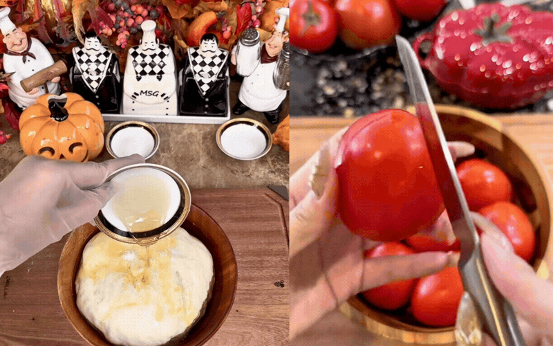 Không ổn rồi! "Phú bà" Ngọc Loan lại vào bếp: Pizza Halloween khéo hết phần thiên hạ, chiếc nồi cà chua giá gần 10 triệu cũng chiếm spotlight- Ảnh 2.