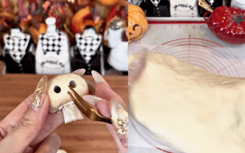 Không ổn rồi! "Phú bà" Ngọc Loan lại vào bếp: Pizza Halloween khéo hết phần thiên hạ, chiếc nồi cà chua giá gần 10 triệu cũng chiếm spotlight- Ảnh 6.