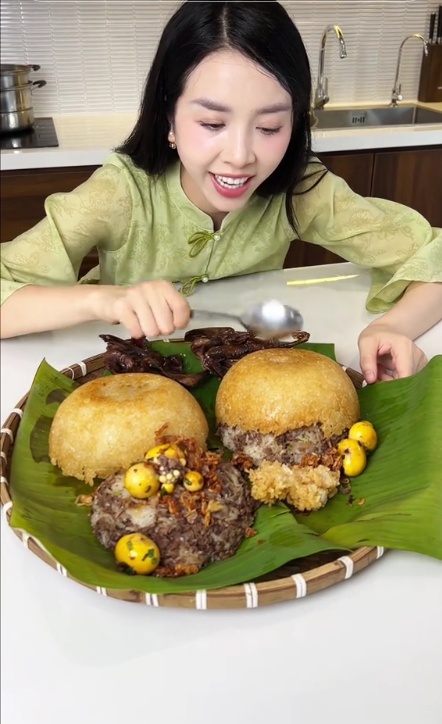 M&acirc;m cơm nh&agrave; của người đẹp miền T&acirc;y lấy chồng Tiến sĩ, đ&aacute;m cưới đeo 13 c&acirc;y v&agrave;ng- Ảnh 7.