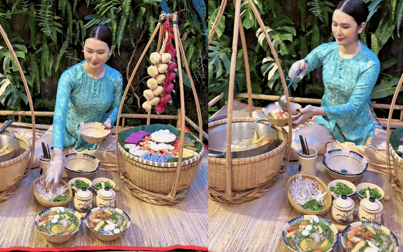 M&acirc;m cơm nh&agrave; "nem c&ocirc;ng chả phượng" của Ngọc Loan - gi&aacute;m đốc SN 1993 - Ảnh 7.