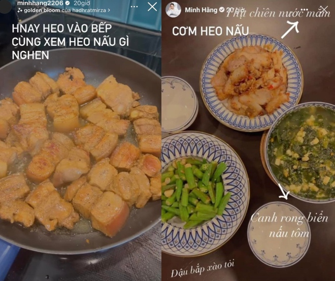 M&acirc;m cơm nh&agrave; của Minh Hằng v&agrave; CEO c&ocirc;ng ty dệt- Ảnh 2.