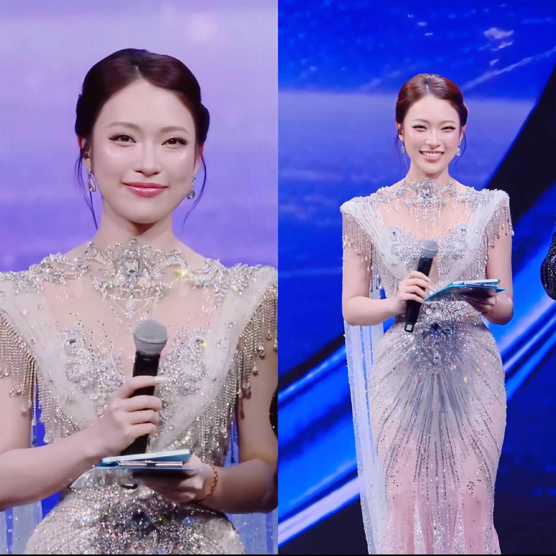 Sốc visual với MC Kh&aacute;nh Vy ở chung kết Miss Universe Vietnam: "Giống Hoa hậu hơn cả Hoa hậu"- Ảnh 1.
