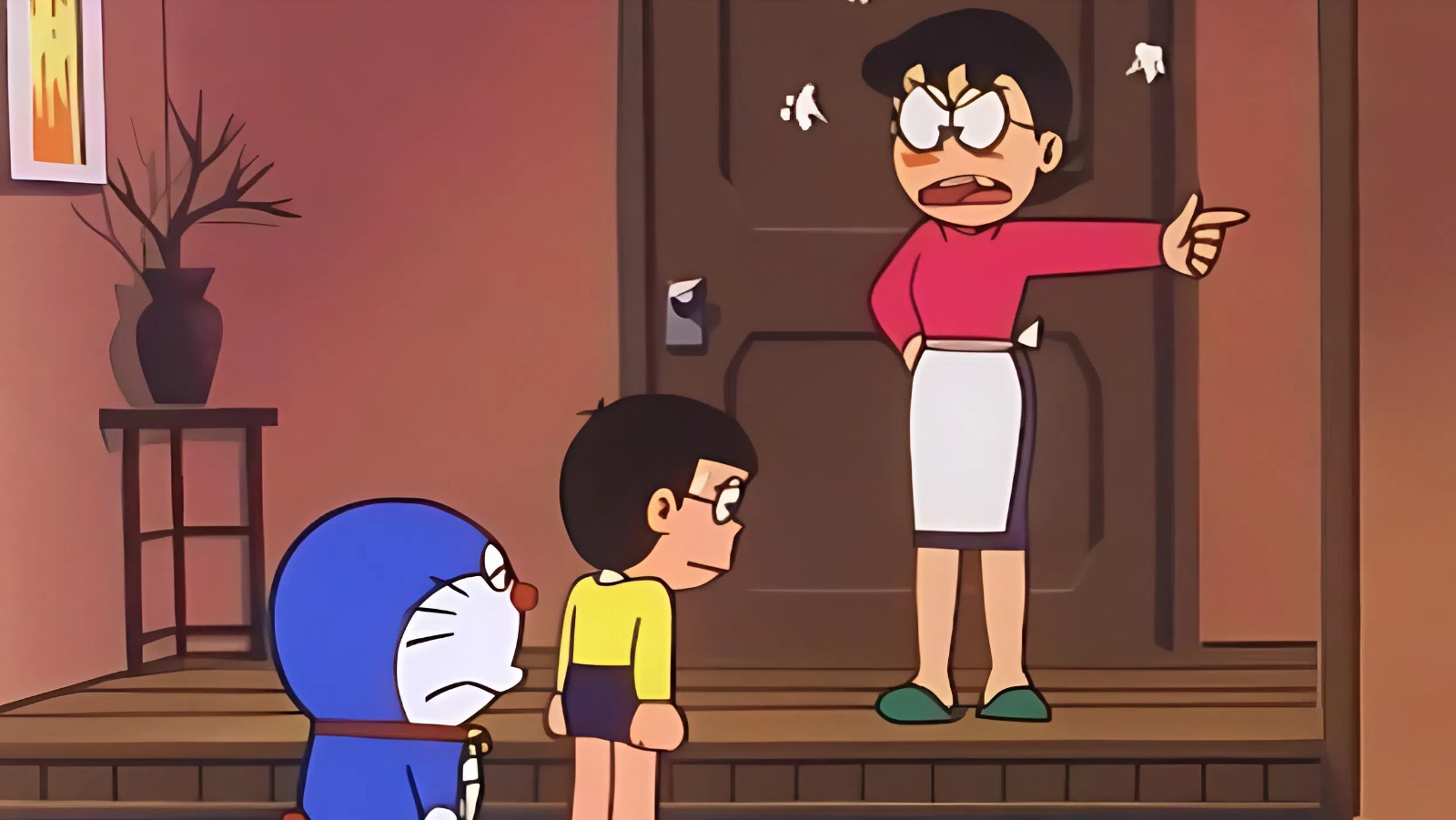 V&igrave; sao người d&acirc;n sống quanh nh&agrave; Nobita kh&ocirc;ng thấy lạ khi gặp Doraemon?- Ảnh 2.