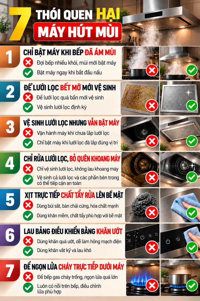 7 th&oacute;i quen hại m&aacute;y h&uacute;t m&ugrave;i bậc nhất- Ảnh 2.