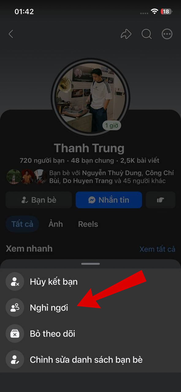 "Nghỉ ngơi" tr&ecirc;n Facebook l&agrave; g&igrave; m&agrave; nhiều người đang bật để n&eacute; người y&ecirc;u cũ, đồng nghiệp?- Ảnh 1.