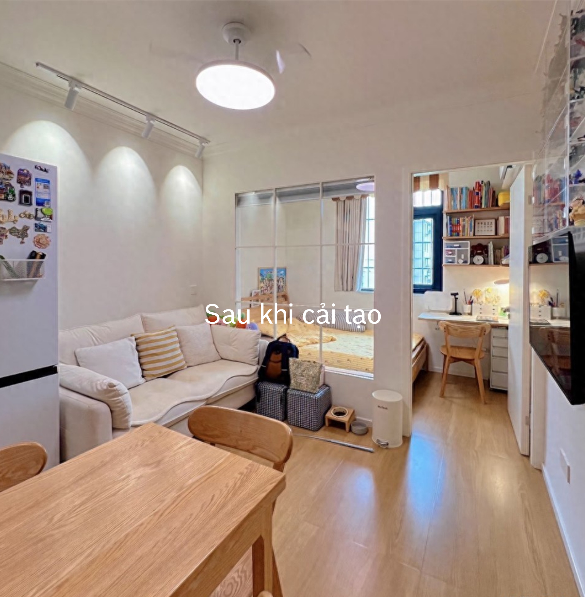 3 người sống trong ng&ocirc;i nh&agrave; 37m&sup2;: Kh&ocirc;ng chen ch&uacute;c, kh&ocirc;ng b&iacute; b&aacute;ch, nh&igrave;n đ&acirc;u cũng thấy sự t&iacute;nh to&aacute;n- Ảnh 2.