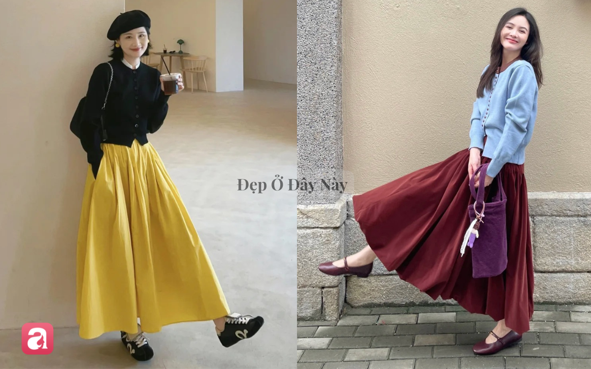 Mùa của chân váy dài đã đến: Tôn dáng hiệu quả, còn thanh lịch chuẩn "old money"- Ảnh 1.