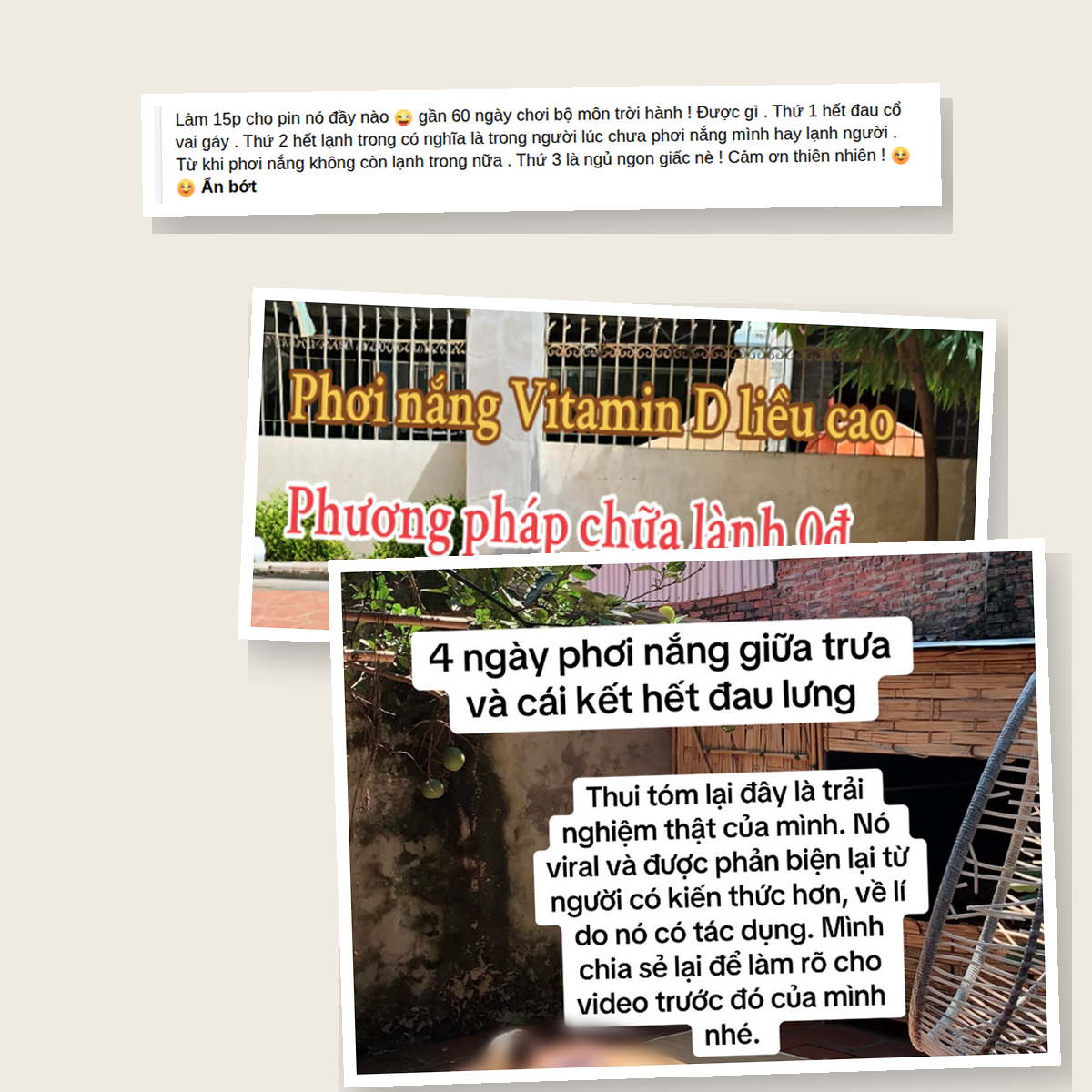 Hết uống cốt chanh thải độc đến group hơn 100.000 thành viên "phơi nắng trừ hàn": Khi sự cuồng tín MXH biến sức khỏe thành "trò đùa sức khỏe" - Ảnh 7.