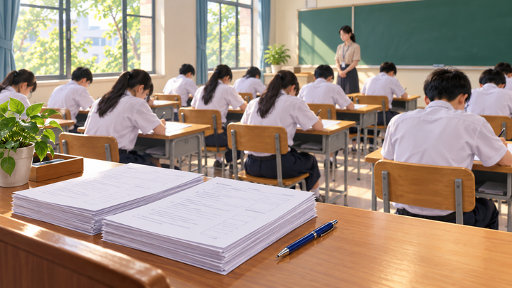 Bộ GD&ĐT: Đề kiểm tra chung lớp 5, 9, 12 để ph&aacute;t hiện dấu hiệu "l&agrave;m đẹp điểm số" - Ảnh 1.