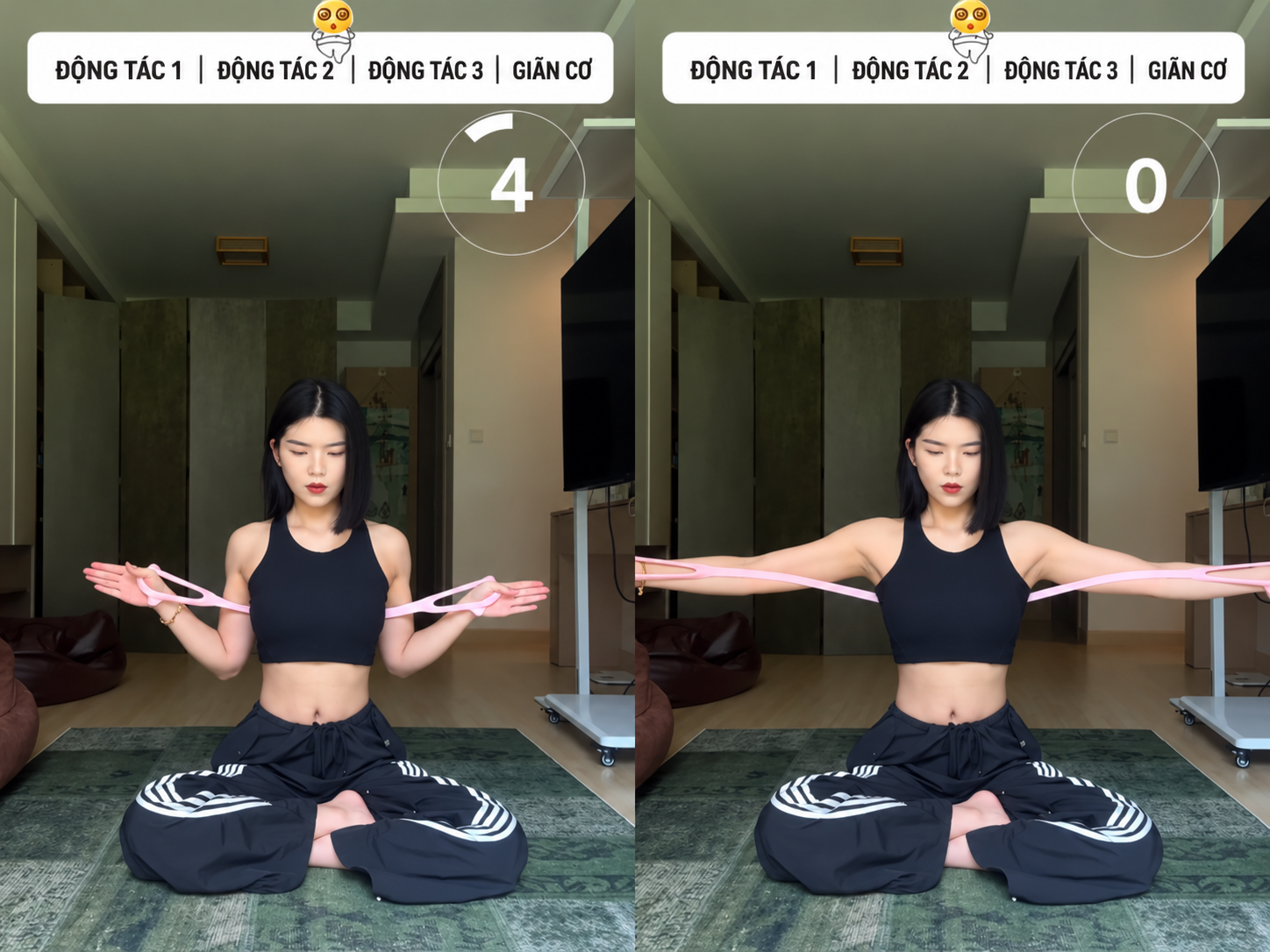 H&agrave;ng triệu người t&ograve; m&ograve; b&iacute; quyết &ldquo;lưng mỏng&rdquo; của c&ocirc; g&aacute;i n&agrave;y: 3 động t&aacute;c đơn giản gi&uacute;p cải thiện v&oacute;c d&aacute;ng - Ảnh 4.