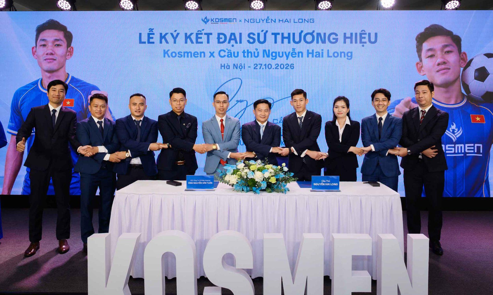 Kosmen công bố cầu thủ Hai Long trở thành đại sứ thương hiệu - Ảnh 4.