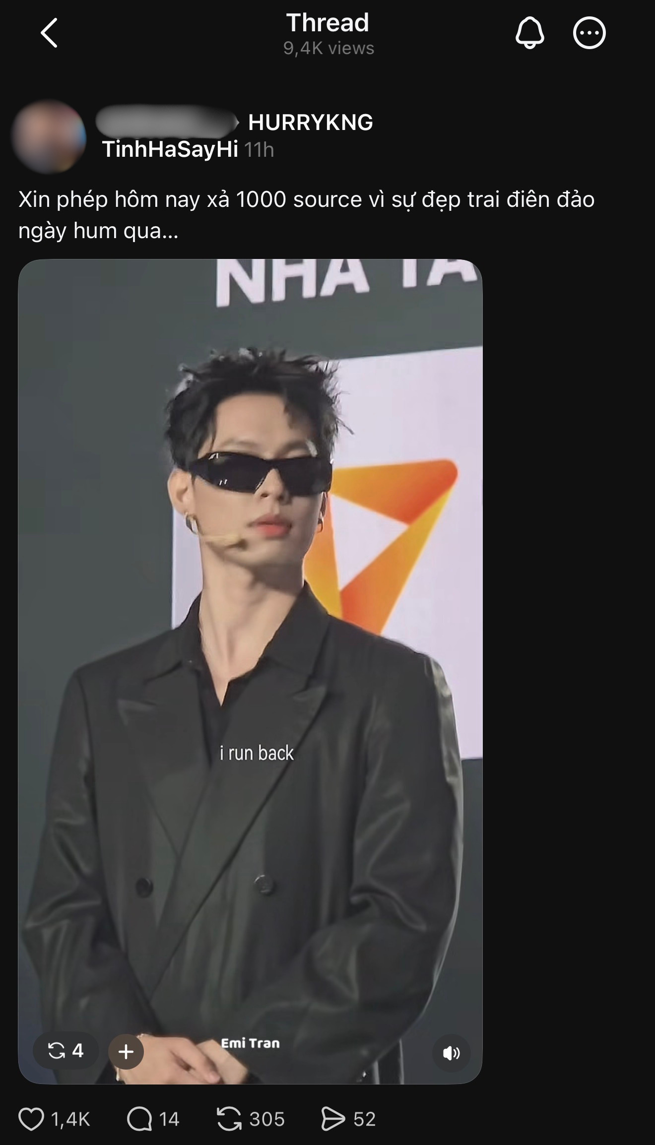 HURRYKNG l&ecirc;n hot search: 6000 b&agrave;i Threads cho giao diện bảnh nhất chung kết Tinh H&agrave; Say Hi- Ảnh 7.