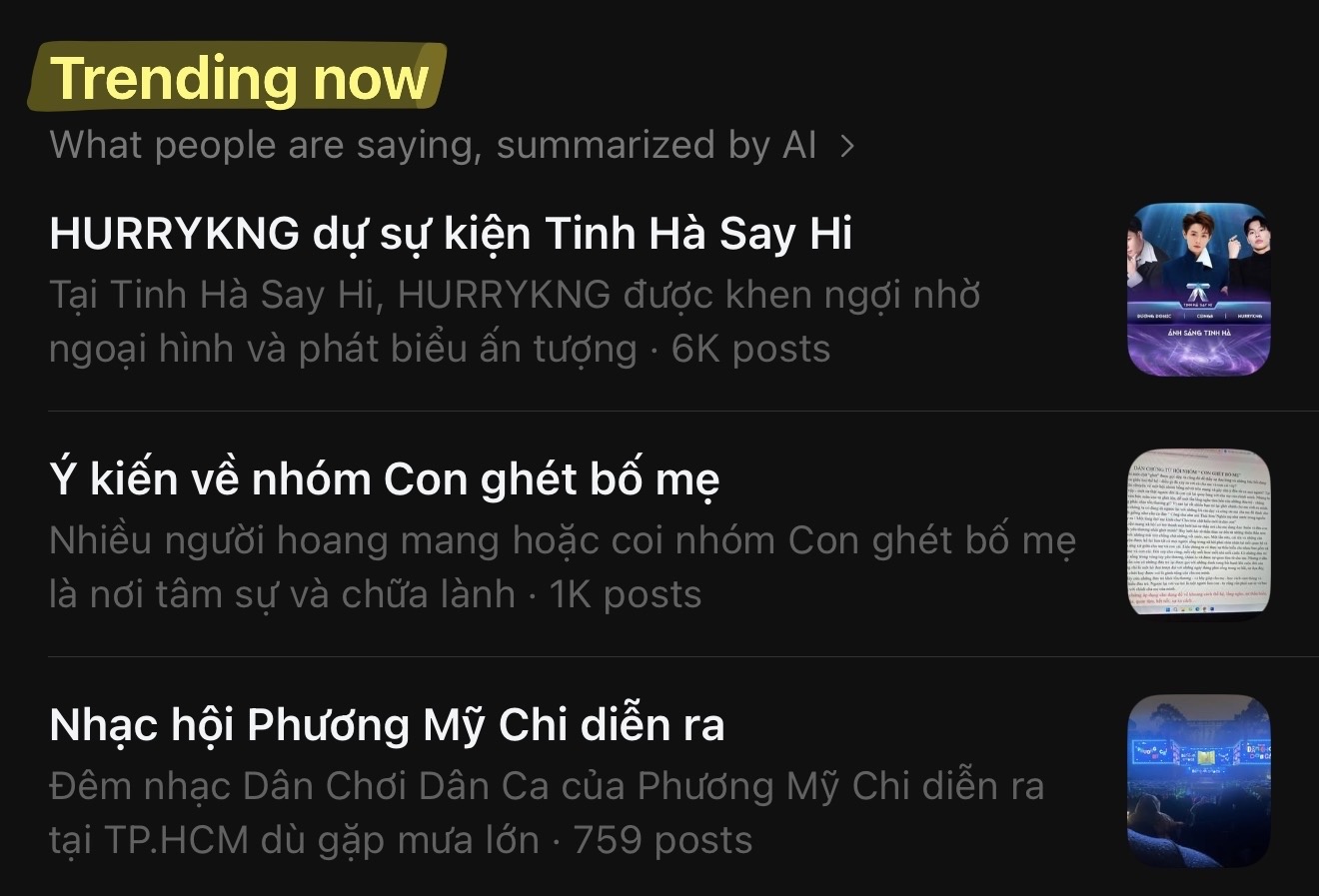 HURRYKNG l&ecirc;n hot search: 6000 b&agrave;i Threads cho giao diện bảnh nhất chung kết Tinh H&agrave; Say Hi- Ảnh 5.