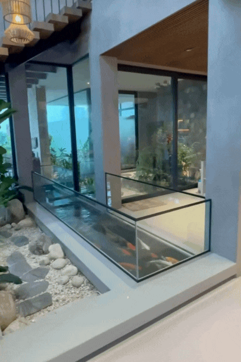Ng&ocirc;i nh&agrave; 450m2 của vợ chồng H&agrave; Tĩnh như resort thu nhỏ: Khu vườn nhiệt đới bao quanh, cả căn nh&agrave; phủ 70% k&iacute;nh, g&oacute;c n&agrave;o cũng c&oacute; view &ldquo;triệu đ&ocirc;&rdquo;- Ảnh 15.