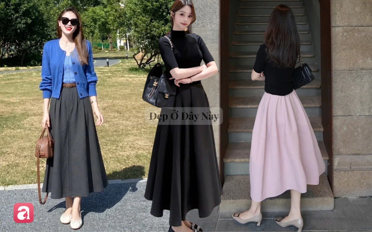 Chiếc ch&acirc;n v&aacute;y đẹp chuẩn old money, c&ograve;n hack d&aacute;ng cực đỉnh cho n&agrave;ng c&ocirc;ng sở - Ảnh 1.