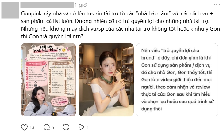 TikToker 3,3 triệu followers &ldquo;x&acirc;y nh&agrave; k&ecirc;u gọi t&agrave;i trợ từ keo d&aacute;n gạch đến bếp gas&rdquo; g&acirc;y tranh c&atilde;i- Ảnh 2.