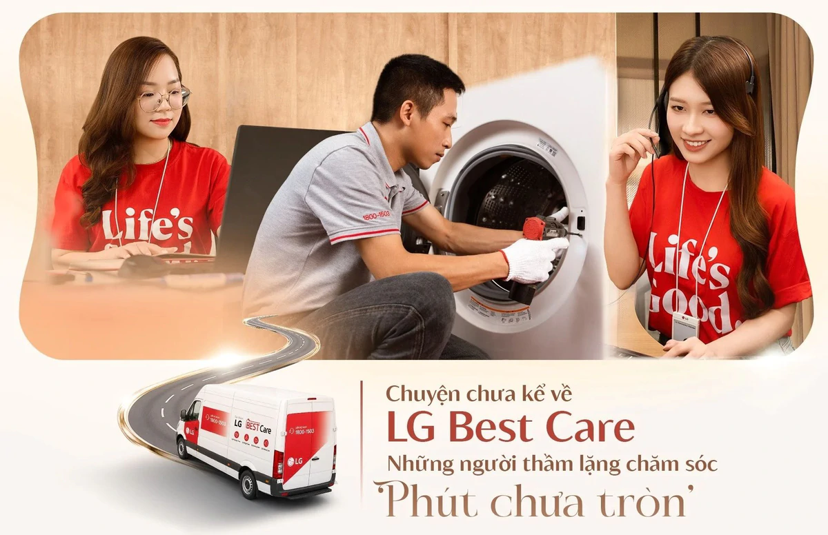 LG Best Care thắng giải Đổi mới trải nghiệm dịch vụ hậu m&atilde;i của Năm với hệ sinh th&aacute;i chăm s&oacute;c người d&ugrave;ng to&agrave;n diện - Ảnh 1.