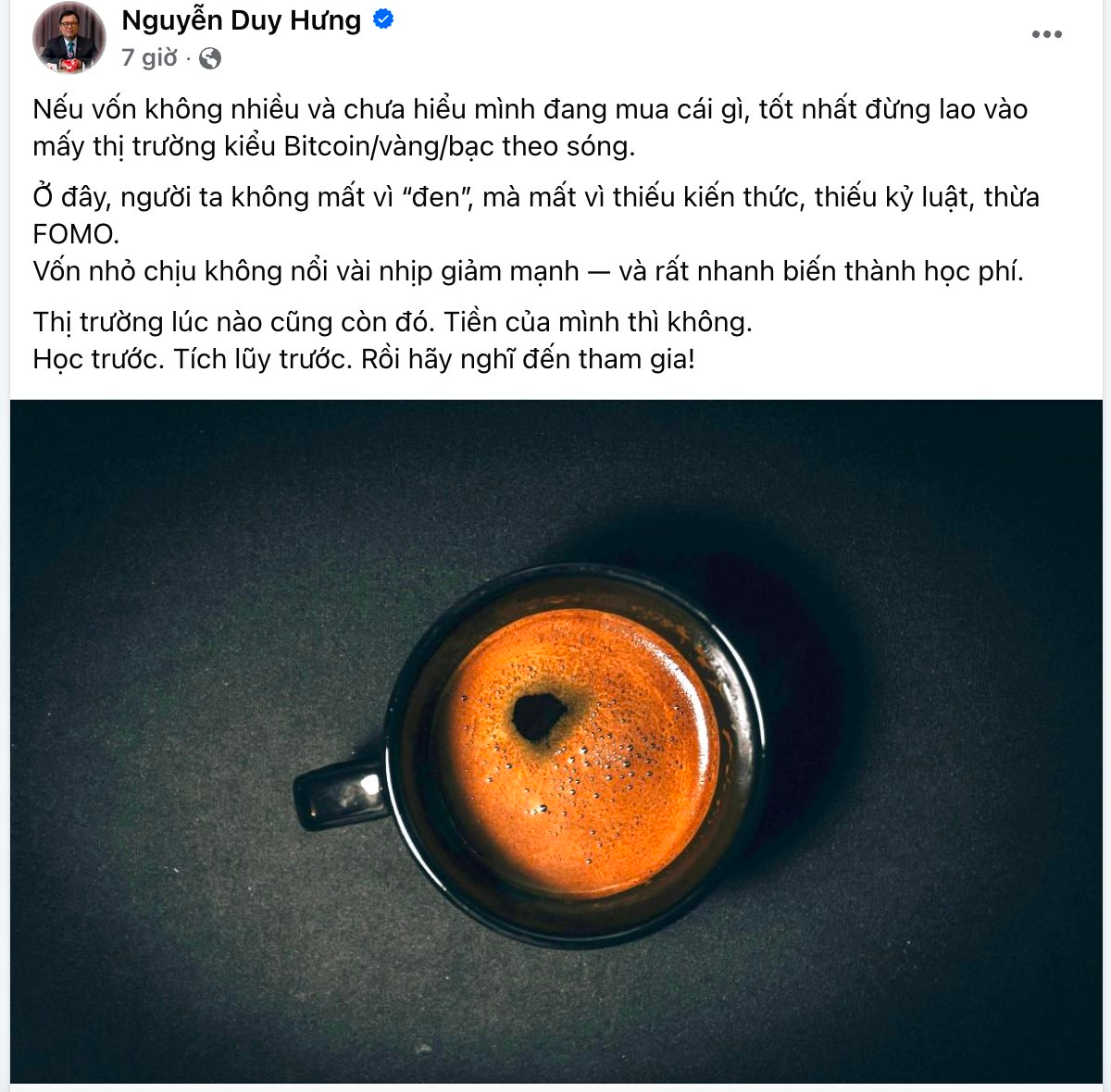 Ông Nguyễn Duy Hưng: Tốt nhất đừng lao theo "sóng" Bitcoin, vàng, bạc nếu chưa hiểu mình đang mua gì- Ảnh 2.